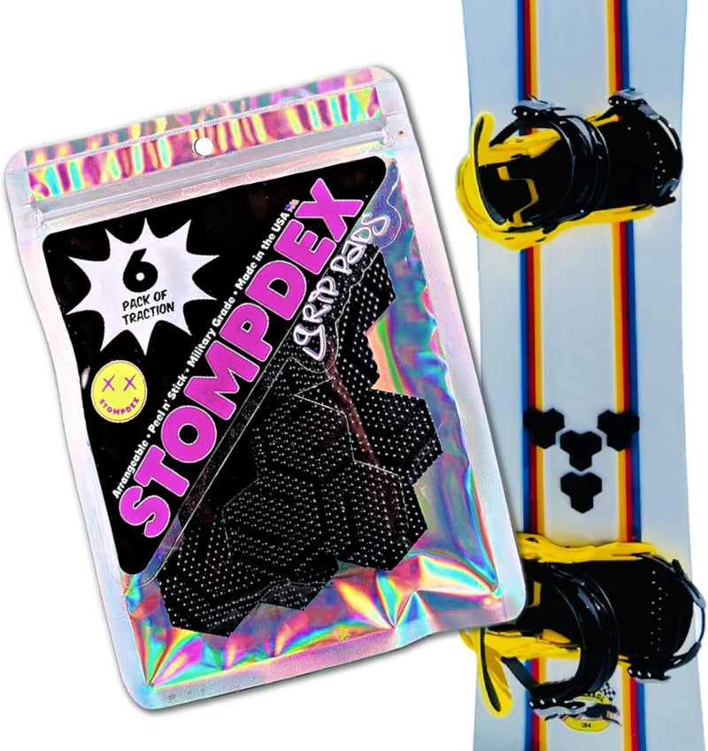 STOMPDEX Store ® Snowboard Stomp Pads - 6 Pack | Made in USA - Image 1